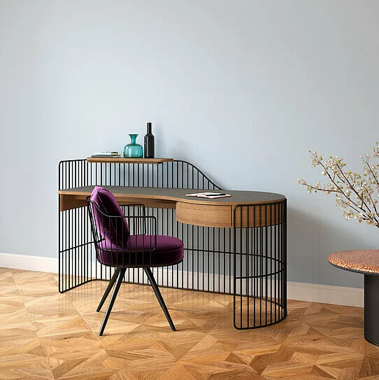 Асимметричный стол из коллекции PARADISE BIRD от Luca Nichetto
