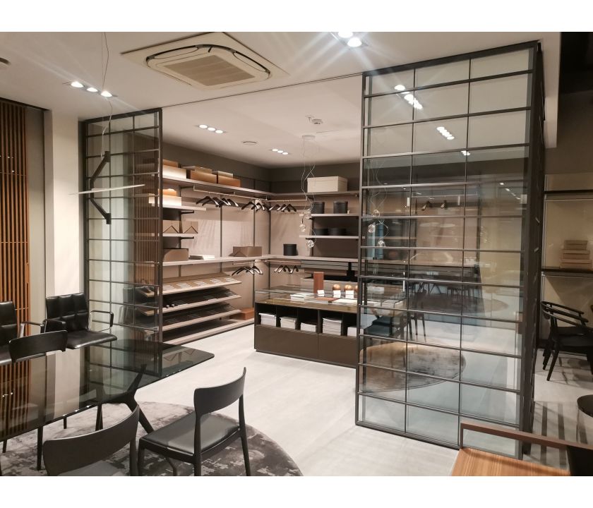 Гардеробная система Dress Bold, Перегородки Spazio Soho, Остров Altair