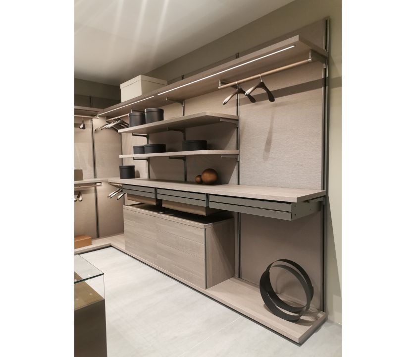 Гардеробная система Dress Bold, Перегородки Spazio Soho, Остров Altair