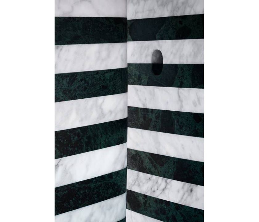 Стол Tobi-Ishi Полосатый мрамор