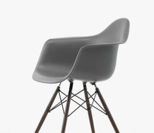 Eames plastic armchairs