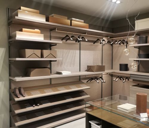 Гардеробная система Dress Bold, Перегородки Spazio Soho, Остров Altair