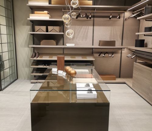 Гардеробная система Dress Bold, Перегородки Spazio Soho, Остров Altair