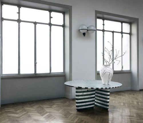 Стол Tobi-Ishi Полосатый мрамор