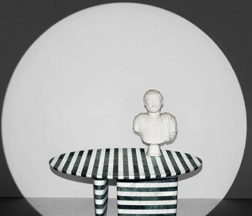 Стол Tobi-Ishi Полосатый мрамор